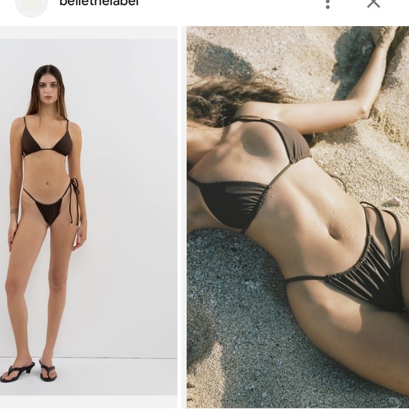 Belle The Label Other - Belle The Label - Palmera Bikini in Carob (dark brown)
